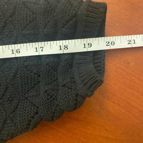 Dark Academia Crochet Cardigan XL Black - Picture 6 of 7